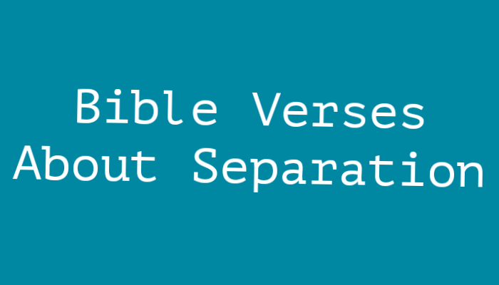 Bible verses about separation in hindi